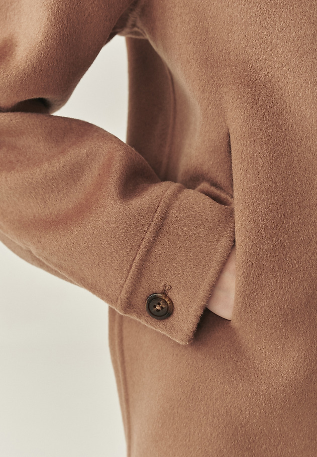 SHORT JACKET WITH WOOL - SARAKO SHORT JACKET WITH WOOL - SARAKO BEIGE 5