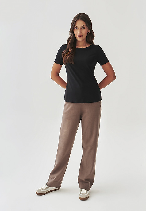 LADIES’ BLOUSE WITH SEAMLESS FINISH - MIKAJA BLACK 2