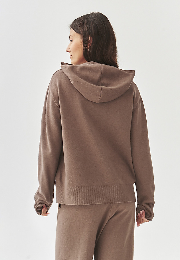 LADIES' HOODED SWEATER - PHLO LADIES' HOODED SWEATER - PHLO BEŻOWY 2