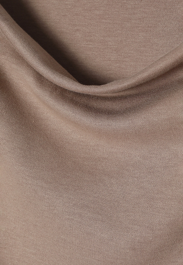 LADIES’ SWEATSHIRT WITH WATER NECKLINE - SILVANA LADIES’ SWEATSHIRT WITH WATER NECKLINE - SILVANA BEŻOWY 8