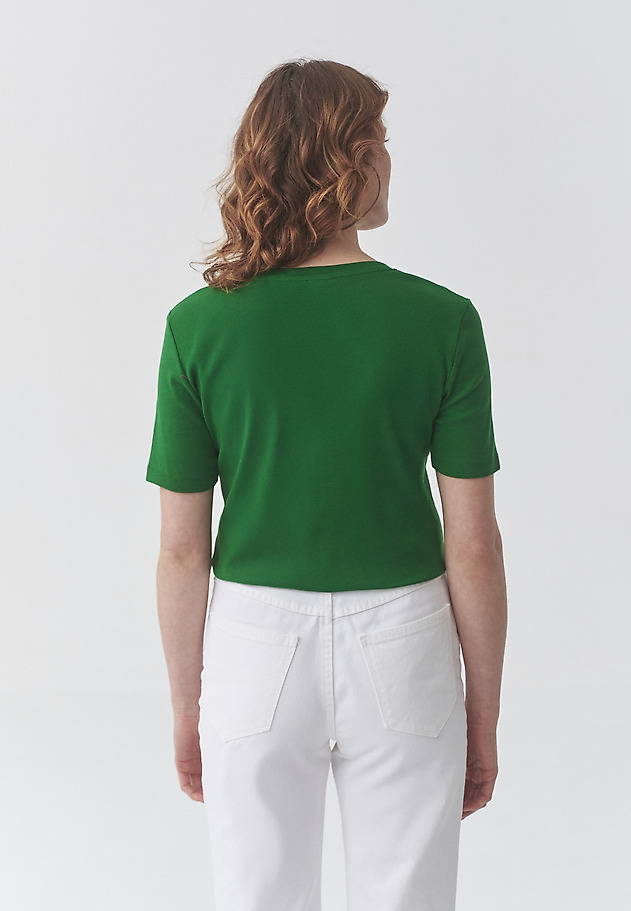 BAWEŁNIANY T-SHIRT DAMSKI — KIRI 1 BAWEŁNIANY T-SHIRT DAMSKI — KIRI 1 ZIELONY 4
