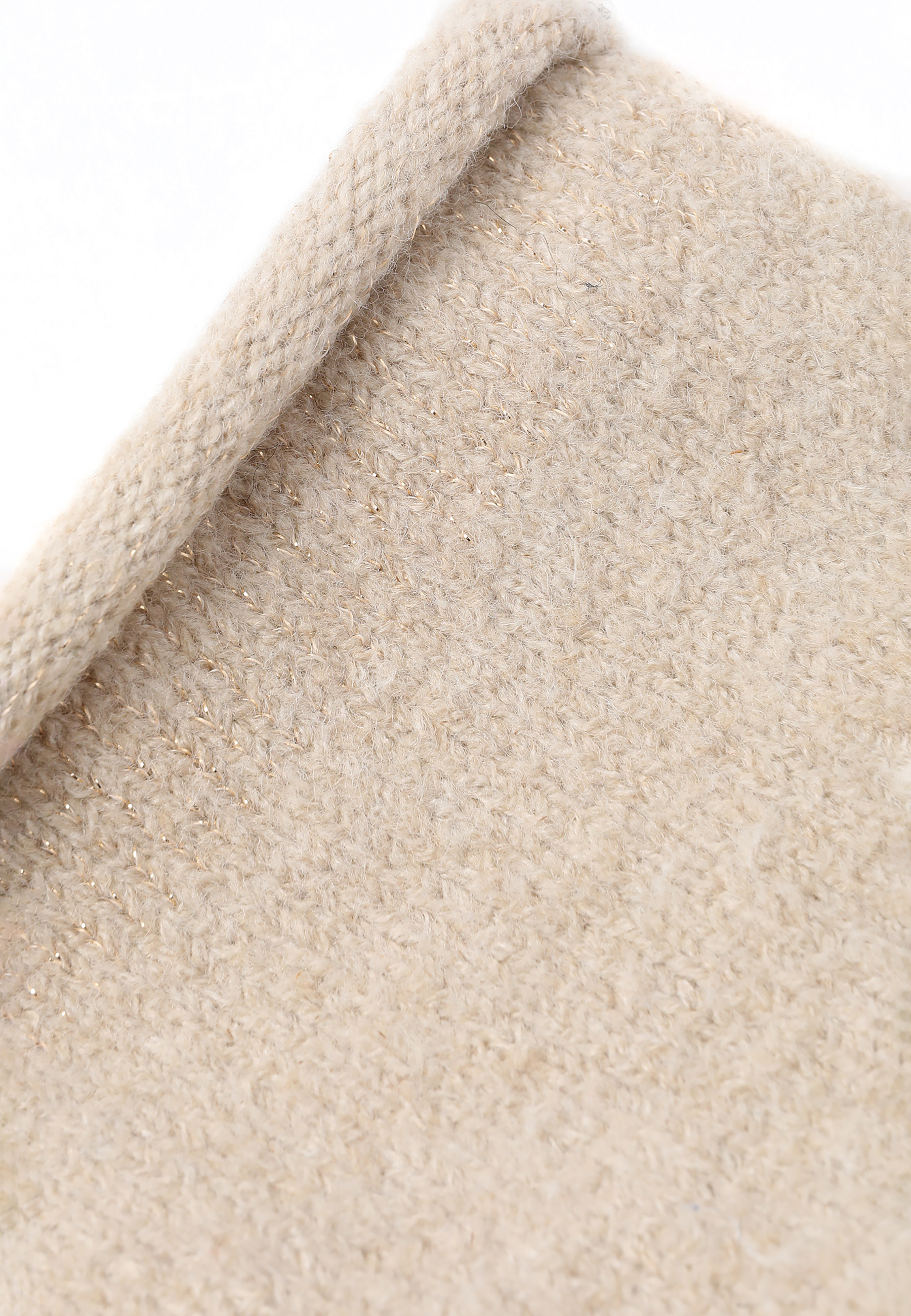 PLETENÁ ČEPICE S TŘPYTIVOU PŘÍZÍ — DUBI