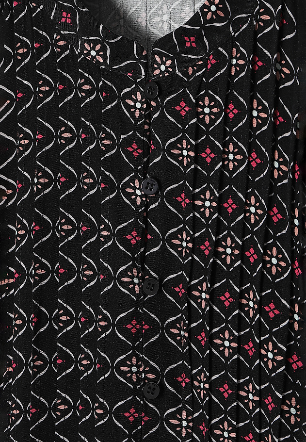PATTERNED LADIES’ DRESS WITH A STAND-UP COLLAR LILI PATTERNED LADIES’ DRESS WITH A STAND-UP COLLAR LILI MULTIKOLOR 6