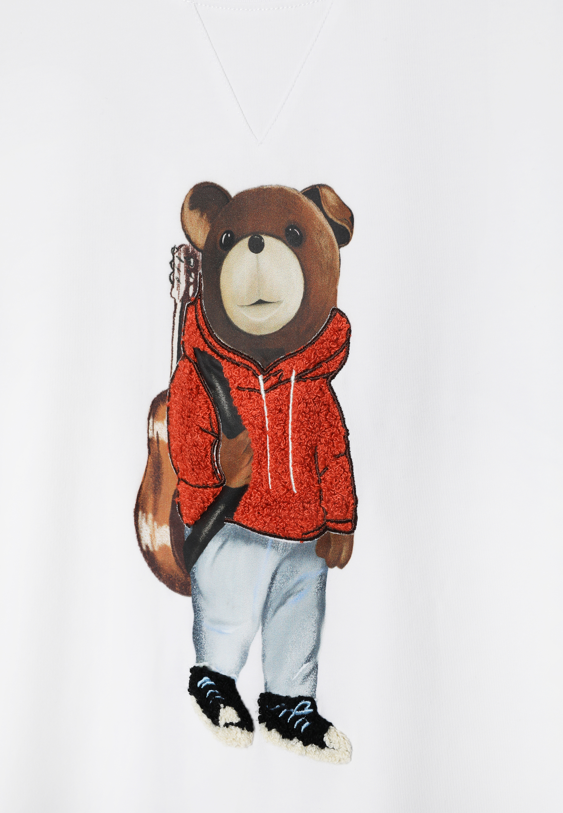 KLASYCZNY T-SHIRT Z BAJKOWYM WZOREM - FRANKO BIAŁY 2