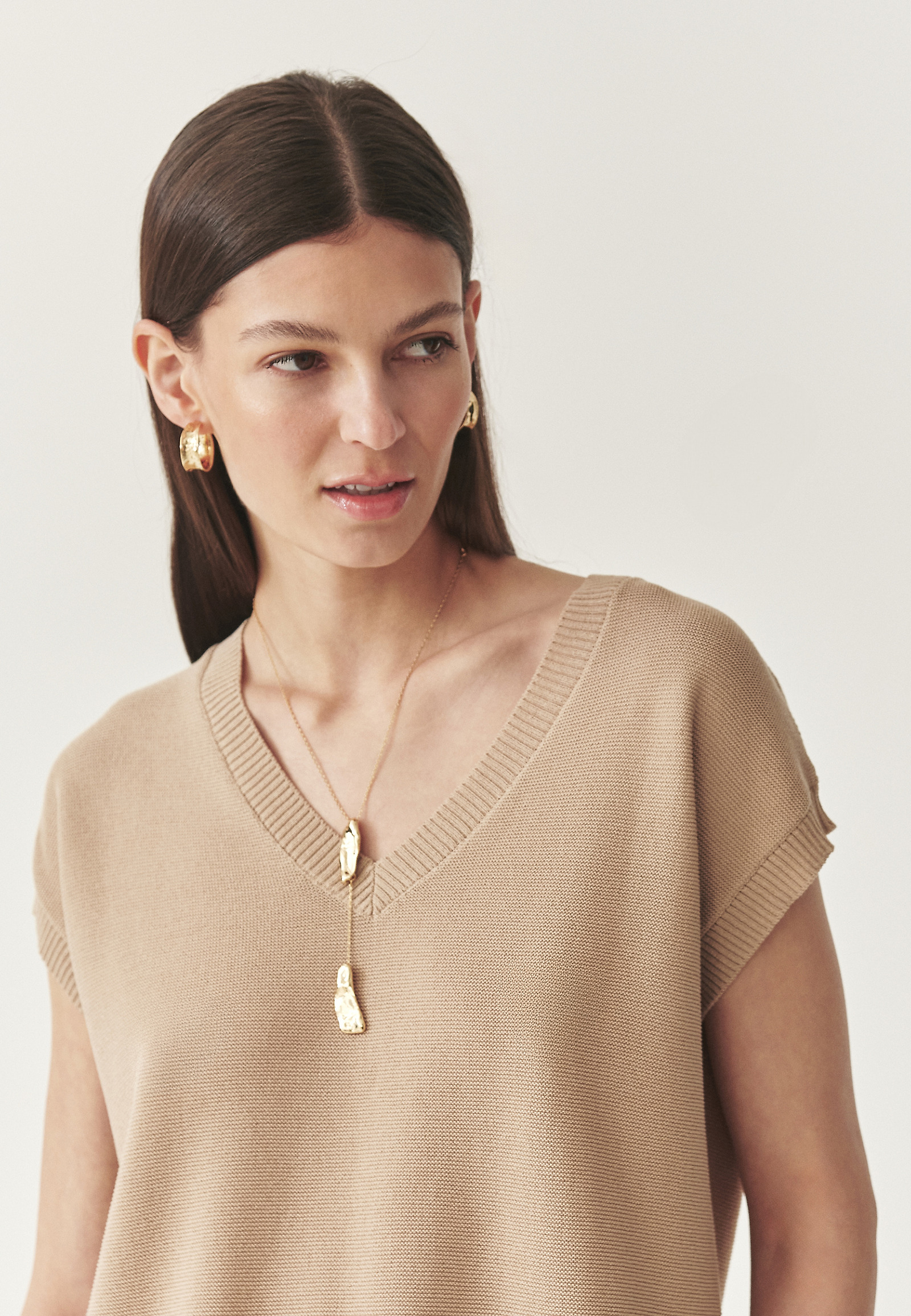 CLASSIC BLOUSE KÉNYELMES FAGYIANYAGBÓL - EZALJA CLASSIC BLOUSE KÉNYELMES FAGYIANYAGBÓL - EZALJA BÉZS 113381