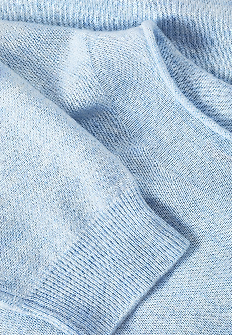 CLASSIC LADIES' HALF TURTLENECK JUMPER — INDI BLUE 2