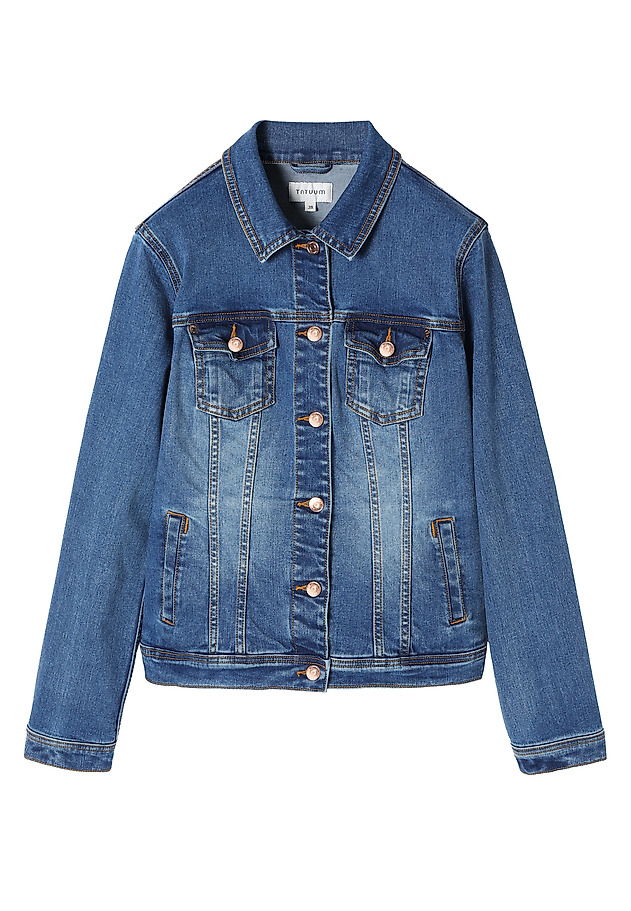 MODERN LADIES’ DENIM JACKET - BESKA MODERN LADIES’ DENIM JACKET - BESKA NIEBIESKI 6
