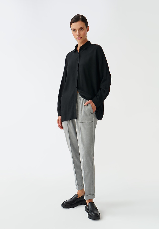 OVERSIZED LADIES’ SHIRT TRIKITI 1 OVERSIZED LADIES’ SHIRT TRIKITI 1 BLACK 2