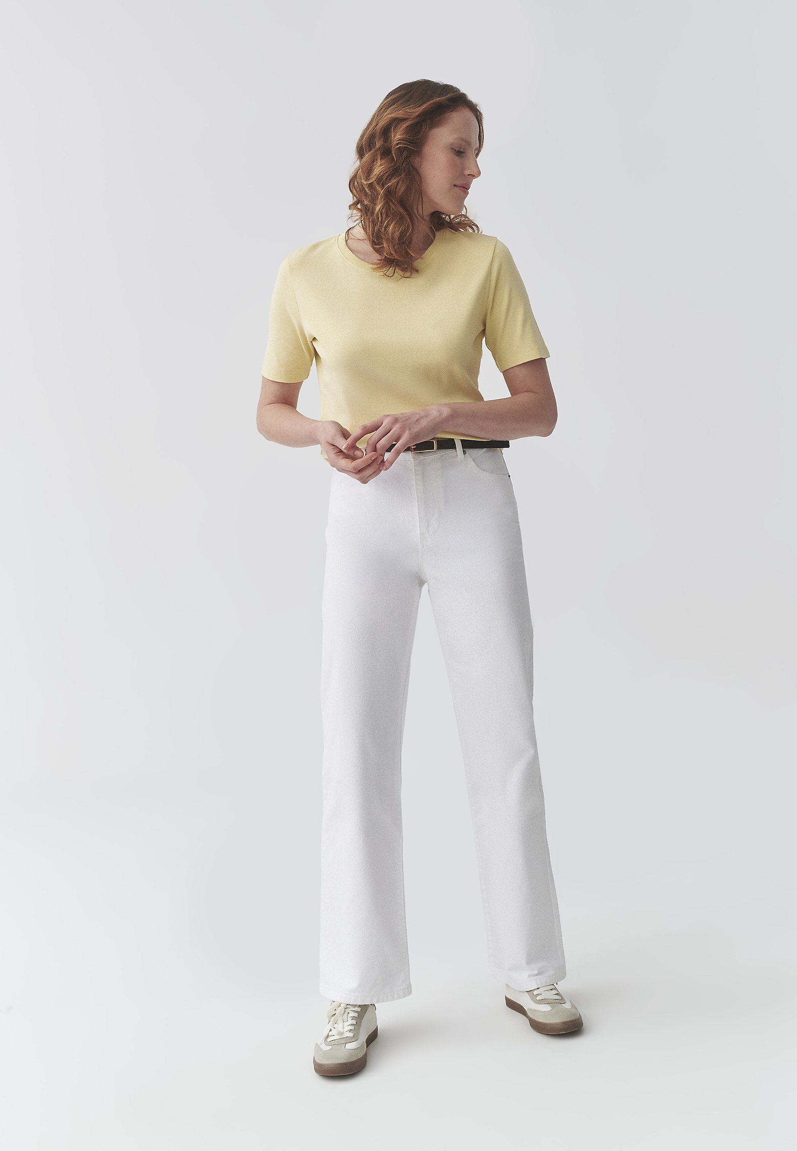 LADIES' COTTON T-SHIRT - KIRI 1 LADIES' COTTON T-SHIRT - KIRI 1 YELLOW 106778
