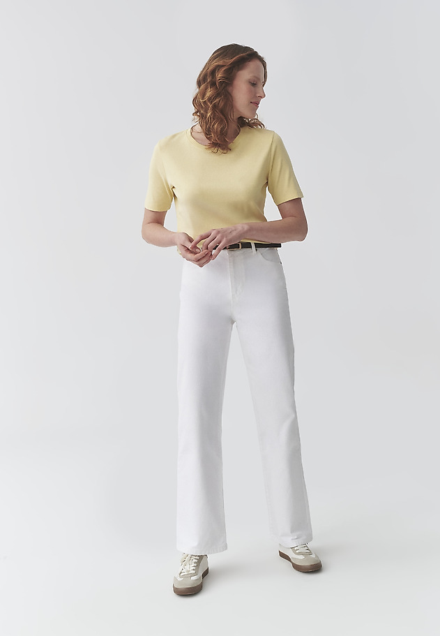 LADIES' COTTON T-SHIRT - KIRI 1 LADIES' COTTON T-SHIRT - KIRI 1 YELLOW 2