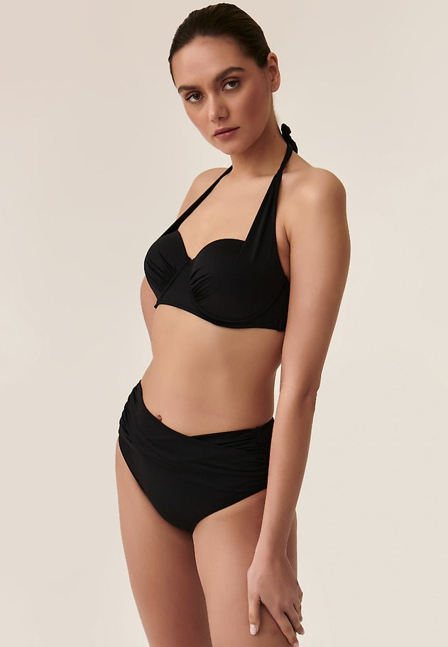 KÖTÖS NYAKÚ BIKINI FELSŐ DORIA 1 KÖTÖS NYAKÚ BIKINI FELSŐ DORIA 1 FEKETE 1
