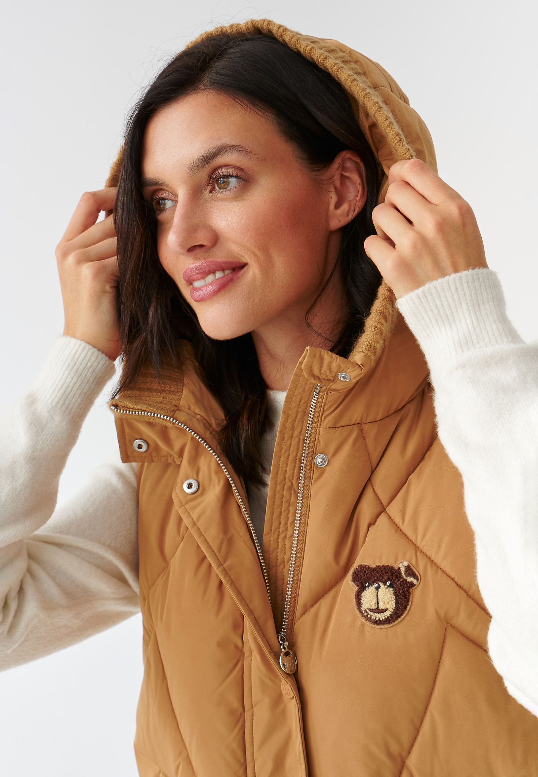 DÁMSKA DLHÁ ZATEPLENÁ TEXTILNÁ VESTA MARIANELLIKA