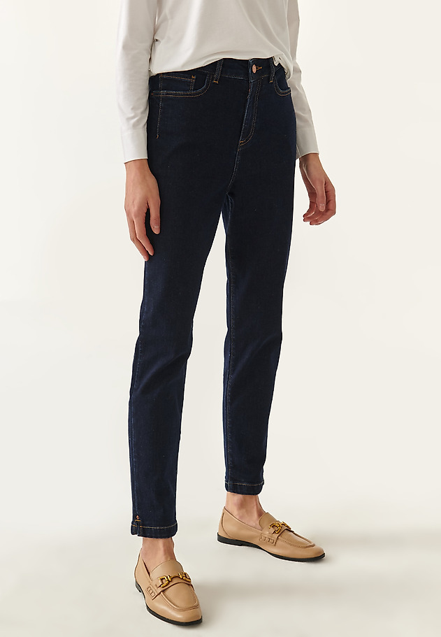 LADIES' DENIM JEANS RULKO LADIES' DENIM JEANS RULKO GRANATOWY 4