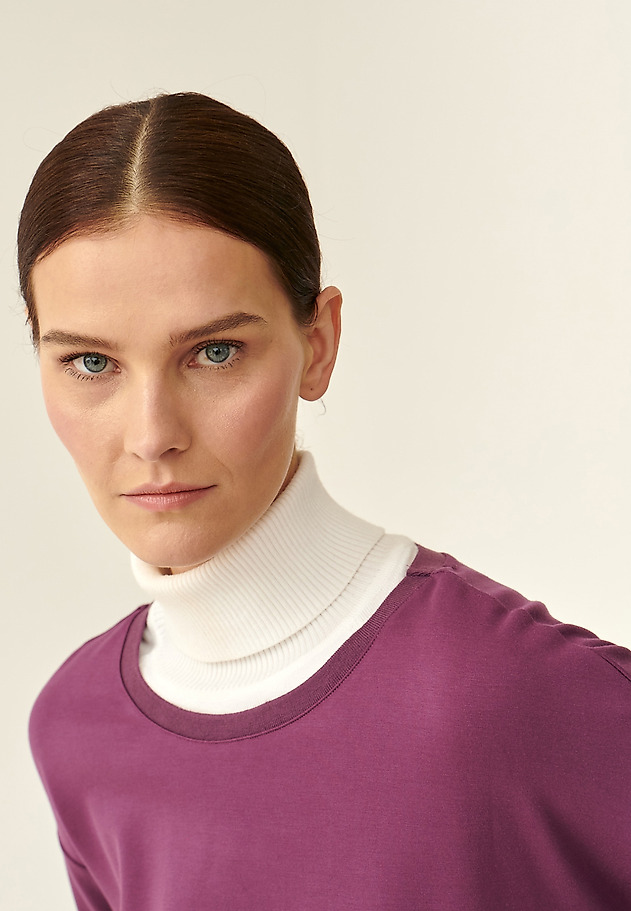 ROCHIE TRICOTATĂ SEMIRAKA ROCHIE TRICOTATĂ SEMIRAKA VIOLETĂ 4
