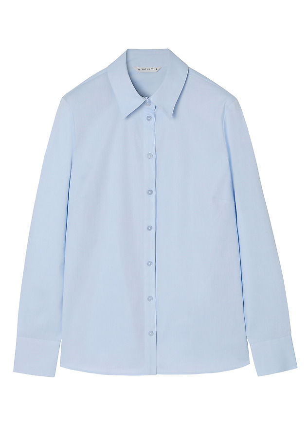 CLASSIC COTTON SHIRT - ERWINA CLASSIC COTTON SHIRT - ERWINA BLUE 5