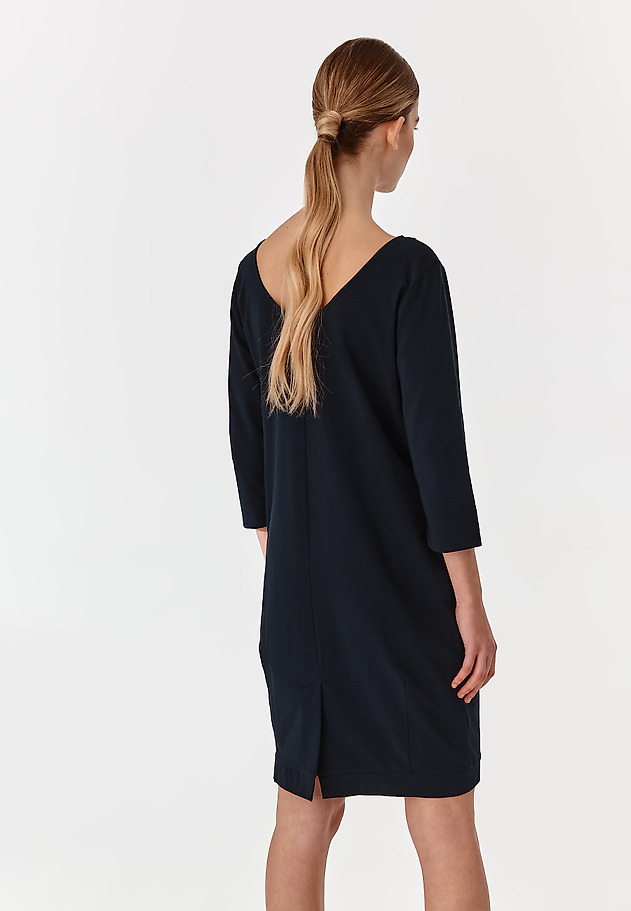 LADIES' KNITTED DRESS KOKA LADIES' KNITTED DRESS KOKA GRANATOWY 2