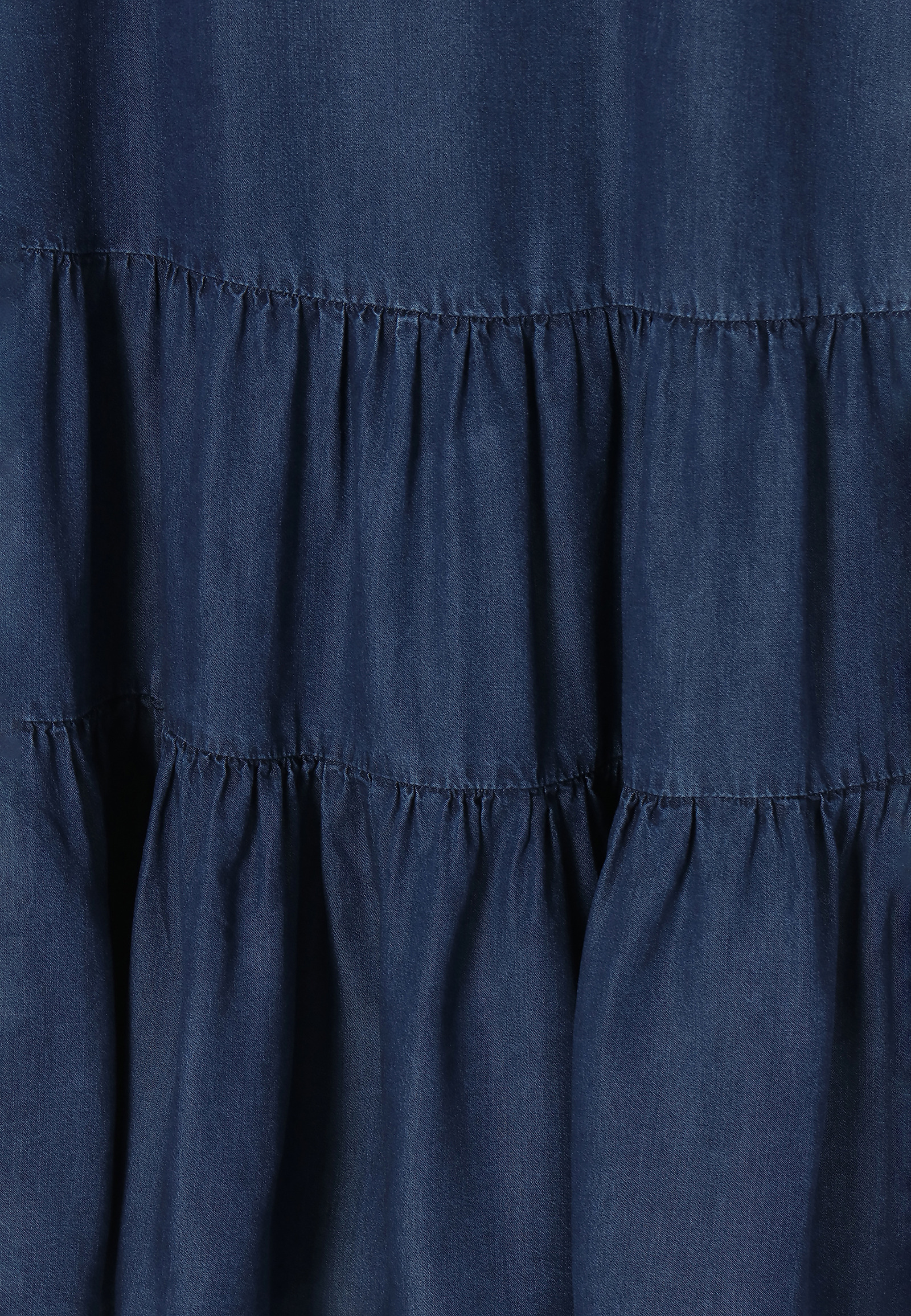 SUKIENKA DAMSKA Z FALBANAMI MONO SUKIENKA DAMSKA Z FALBANAMI MONO NIEBIESKI 80785