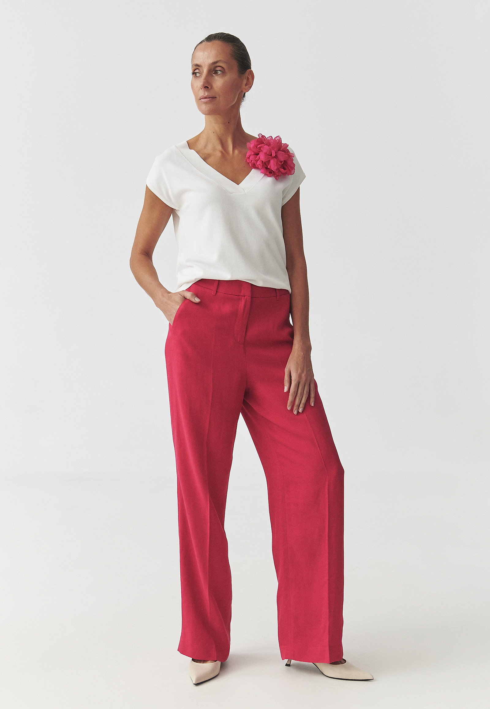 BLUZA IZ VISKOZNE PREJE - NEZIKI BLUZA IZ VISKOZNE PREJE - NEZIKI ECRU 108958