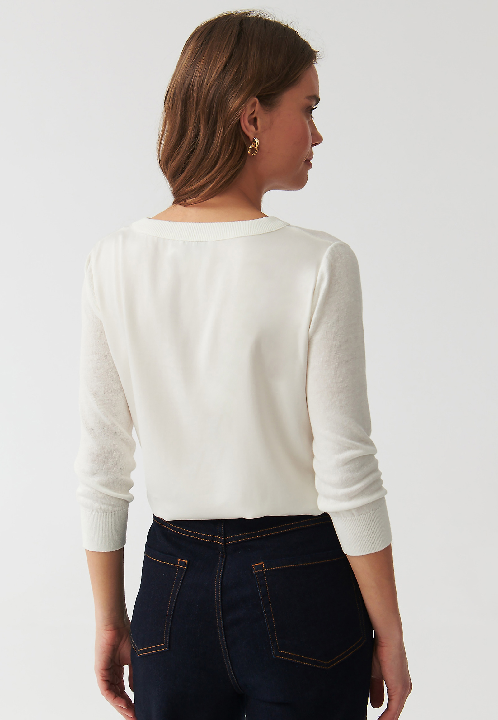 ŽENSKA BLUZA S 3/4 ROKAVI - ANABEL ŽENSKA BLUZA S 3/4 ROKAVI - ANABEL ECRU 95866
