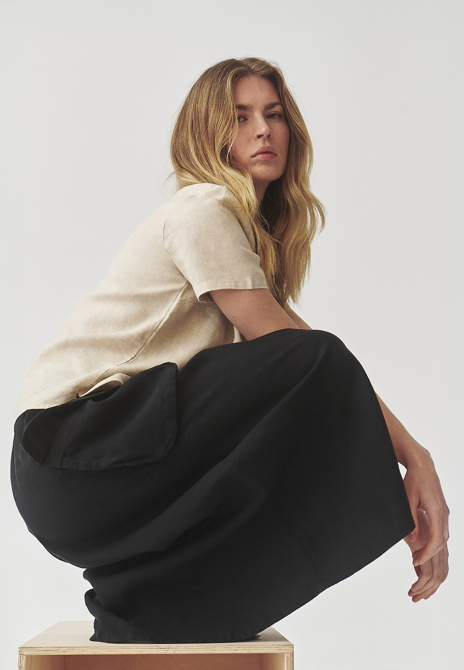 LADIES’ BREATHABLE SKIRT WITH SEWN-IN POCKETS - KONI 2 LADIES’ BREATHABLE SKIRT WITH SEWN-IN POCKETS - KONI 2 BLACK 98368
