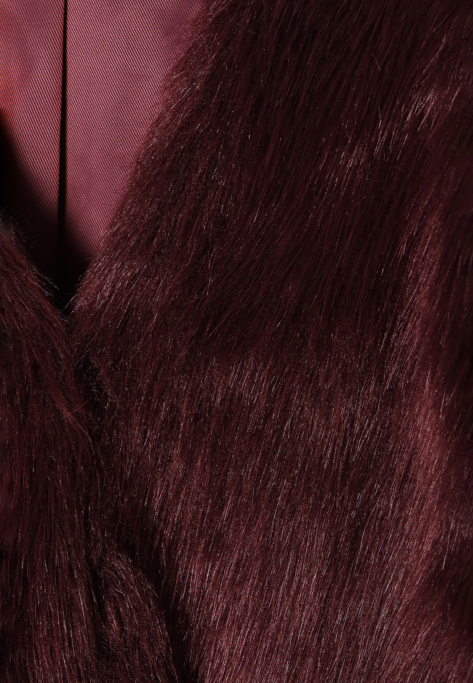 LADIES' FAUX FUR JACKET FURLI LADIES' FAUX FUR JACKET FURLI RED 82999