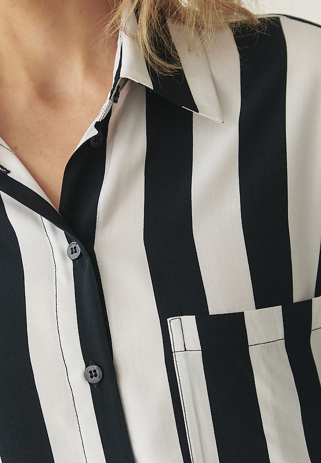 STRIPED VISCOSE SHIRT - HANAMI STRIPED VISCOSE SHIRT - HANAMI MULTIKOLOR 4