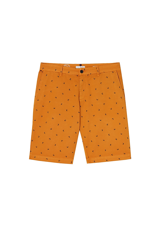 PANTALONI SCURȚI PENTRU BĂRBAȚI JOE 2A PANTALONI SCURȚI PENTRU BĂRBAȚI JOE 2A PORTOCALIU 4