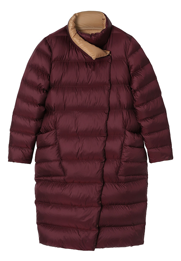 DOWN COAT WITH STAND-UP COLLAR - AKO DOWN COAT WITH STAND-UP COLLAR - AKO RED 6