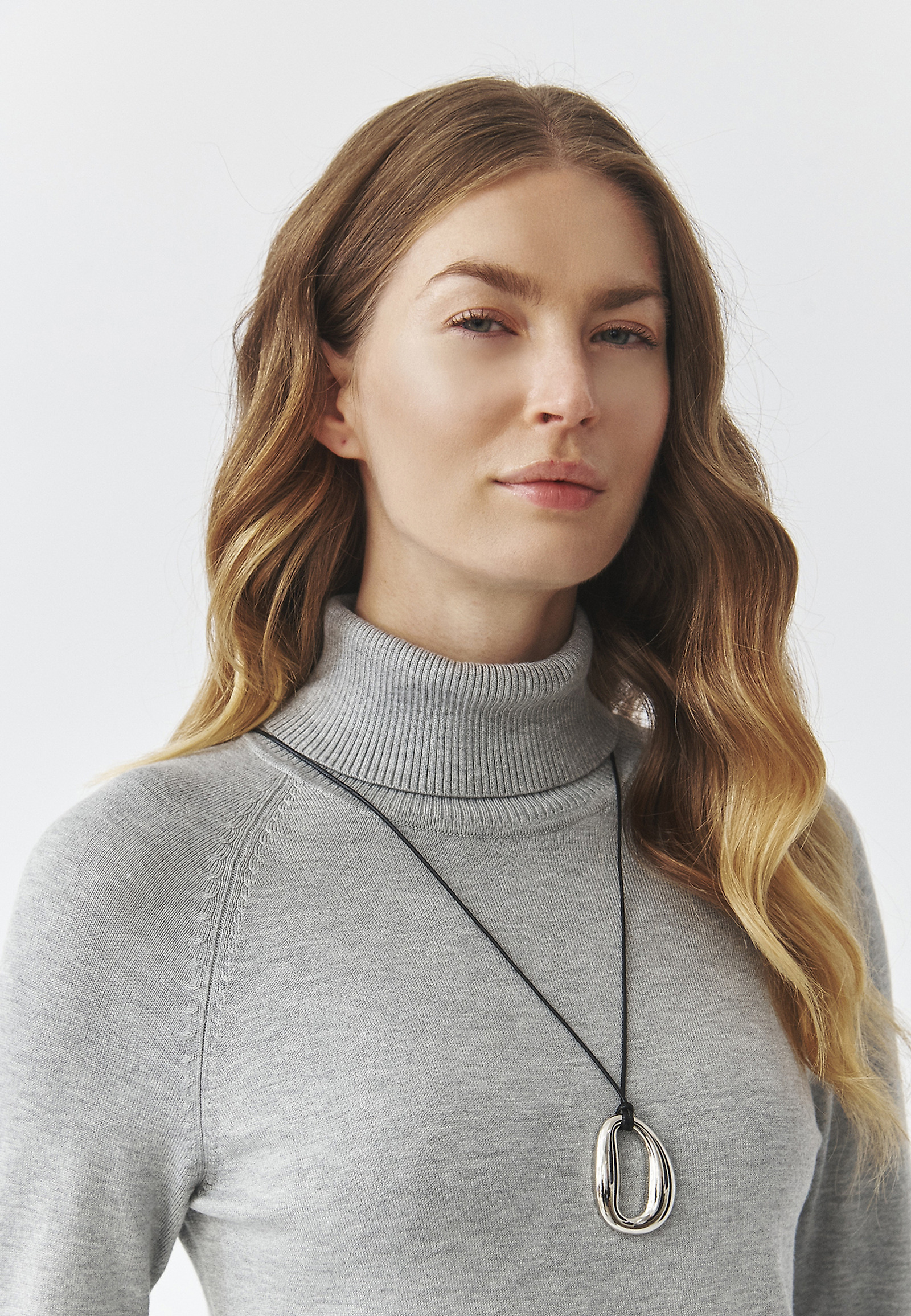 LONG NECKLACE — SADIE LONG NECKLACE — SADIE SILVER 108387