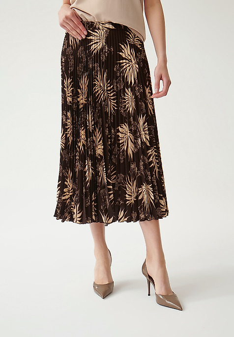 LADIES' SKIRT WITH A PLACKET MERIDIANA MULTICOLOR 2
