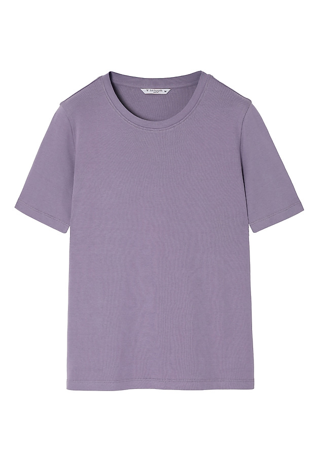 BAWEŁNIANY T-SHIRT DAMSKI — KIRI 1 BAWEŁNIANY T-SHIRT DAMSKI — KIRI 1 FIOLETOWY 7