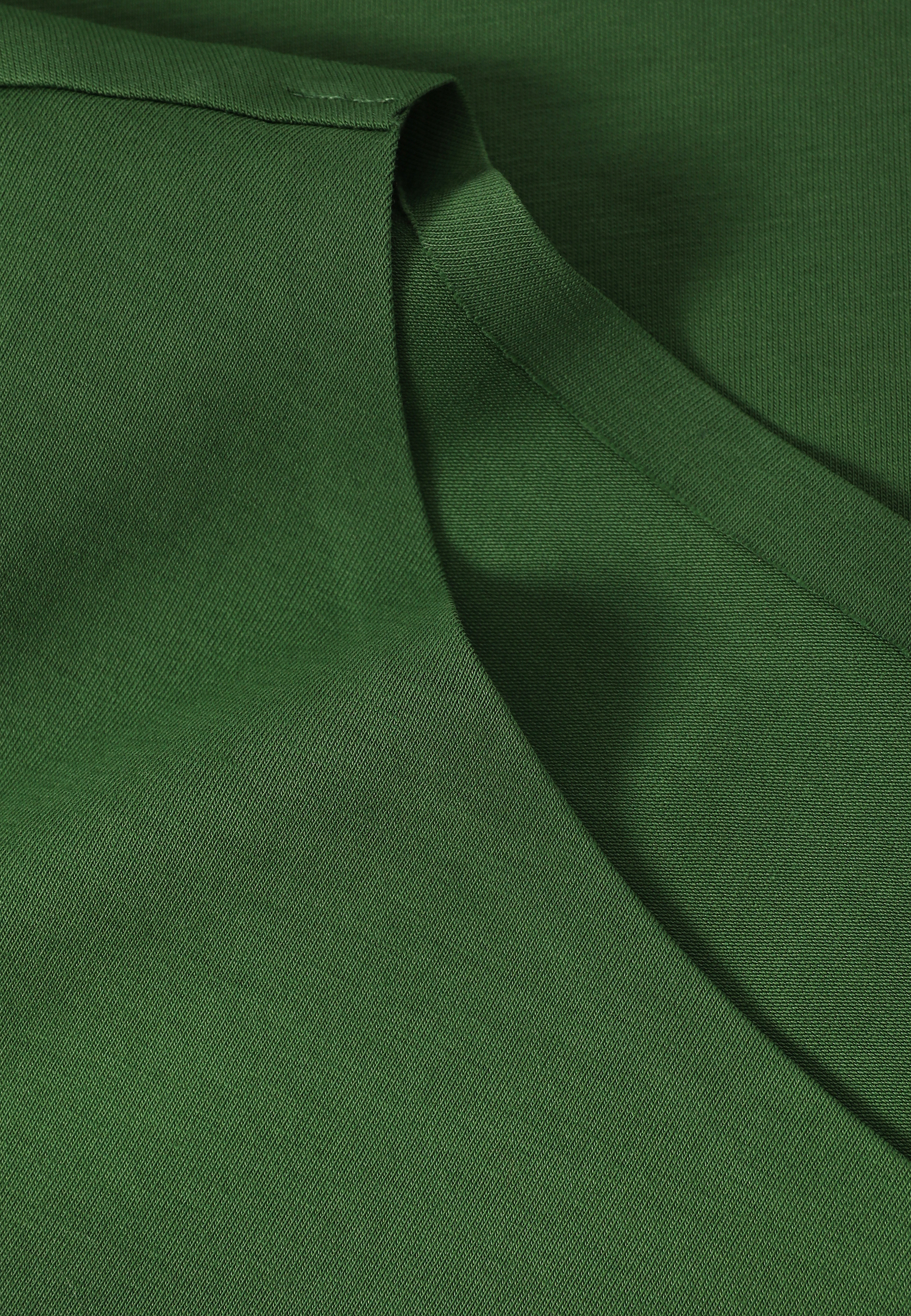 DOPASOWANA BLUZKA Z KLEJONYM WYKOŃCZENIEM - MIKAJA 3 ZIELONY 2