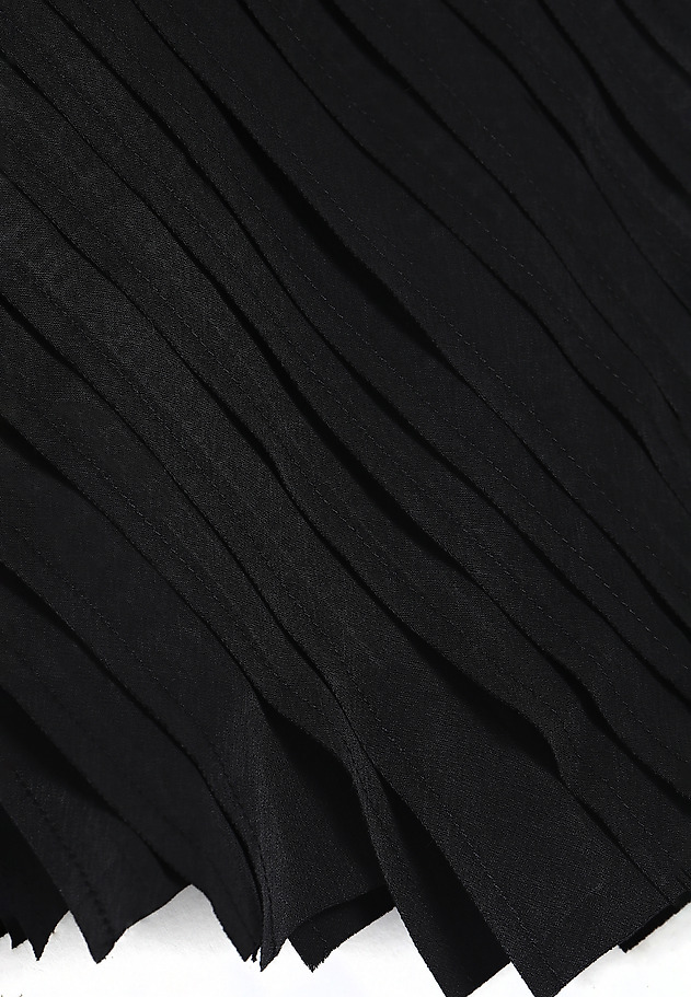 ELEGANCKA TKANINOWA BLUZKA DAMSKA Z KRÓTKIM RĘKAWEM NAKO ELEGANCKA TKANINOWA BLUZKA DAMSKA Z KRÓTKIM RĘKAWEM NAKO CZARNY 10