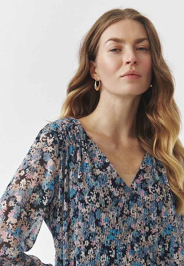 SHORT DRESS IN CHIFFON FABRIC — SANTE SHORT DRESS IN CHIFFON FABRIC — SANTE MULTIKOLOR 6