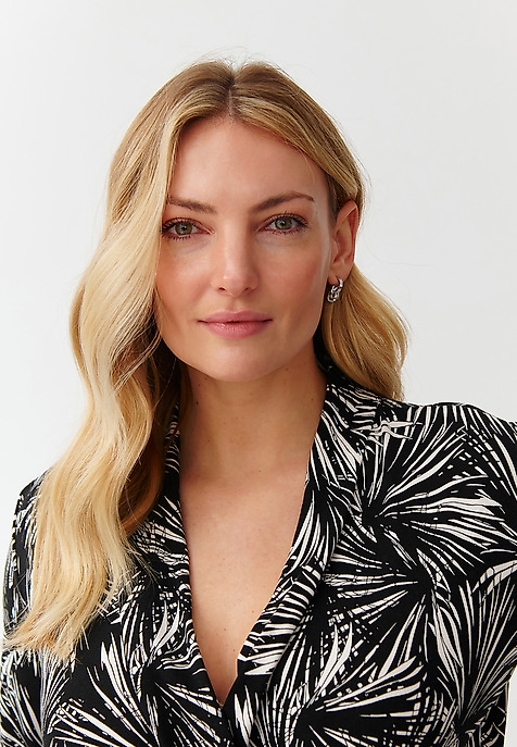 Mintás hölgyek bodysuit hosszú ujjakkal - AGATHA TÖBBSZÍNŰ 2