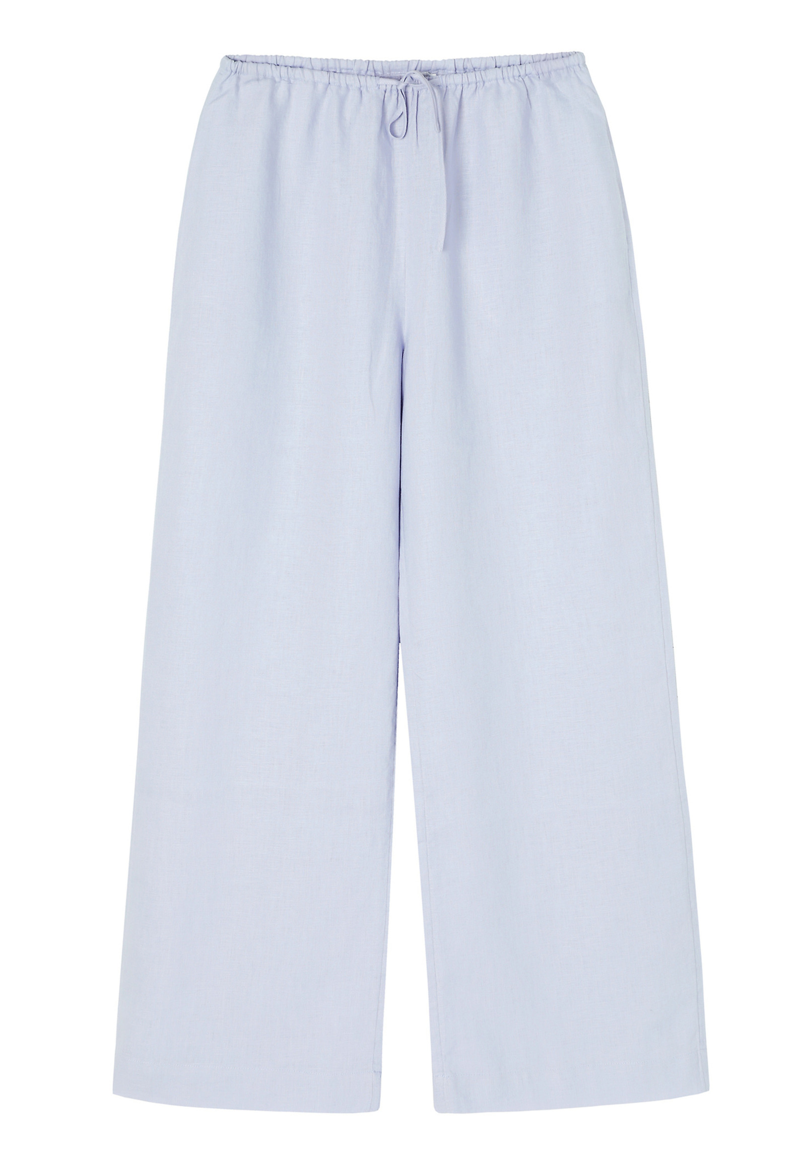 LINEN HLAČE S ŠIROKIMI NOGAVICAMI - CANELA LINEN HLAČE S ŠIROKIMI NOGAVICAMI - CANELA VIJOLIČNA 109977