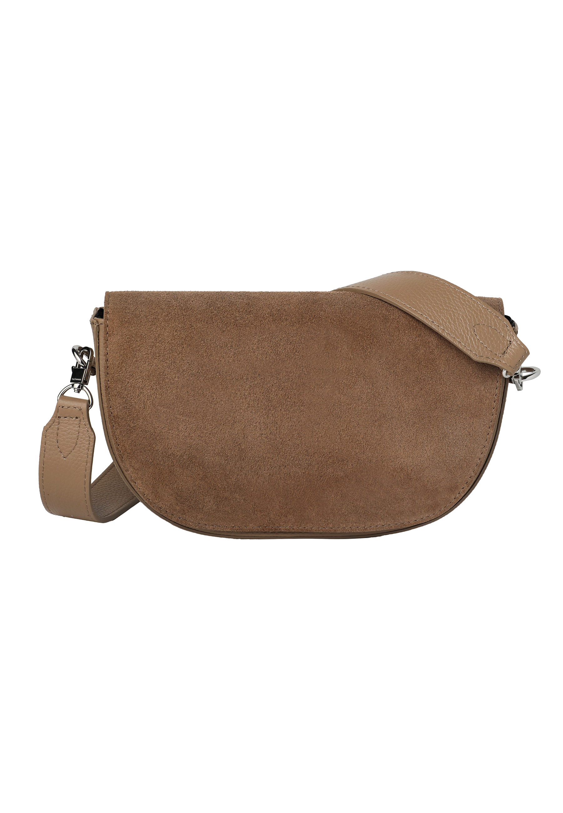 KOŽENÁ TAŠKA SO SEMIŠOVOU CHLOPŇOU - VESI BÉŽOVÁ 2