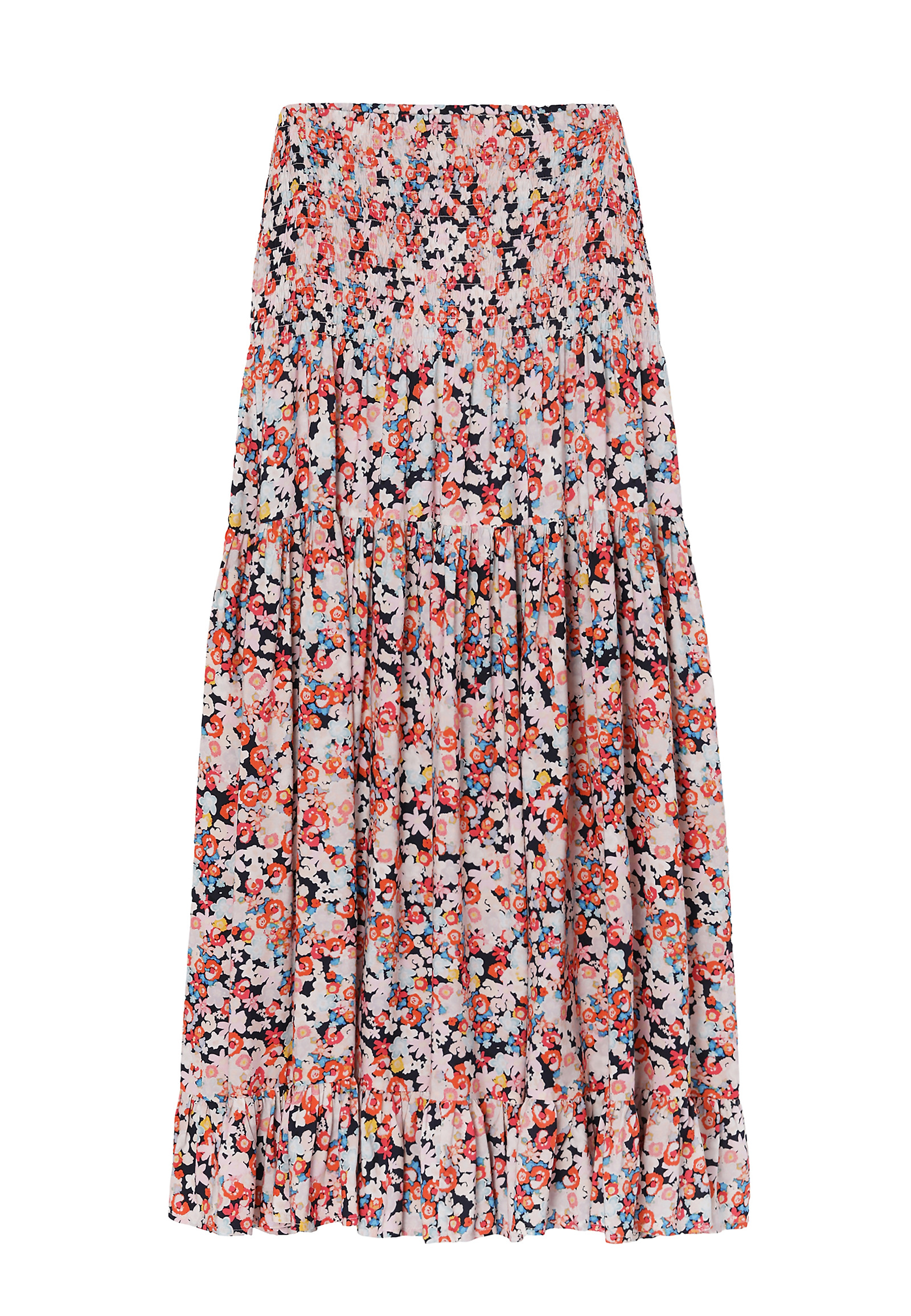 SPÓDNICA MAXI W KWIATOWY PRINT EFIA SPÓDNICA MAXI W KWIATOWY PRINT EFIA MULTIKOLOR 86454