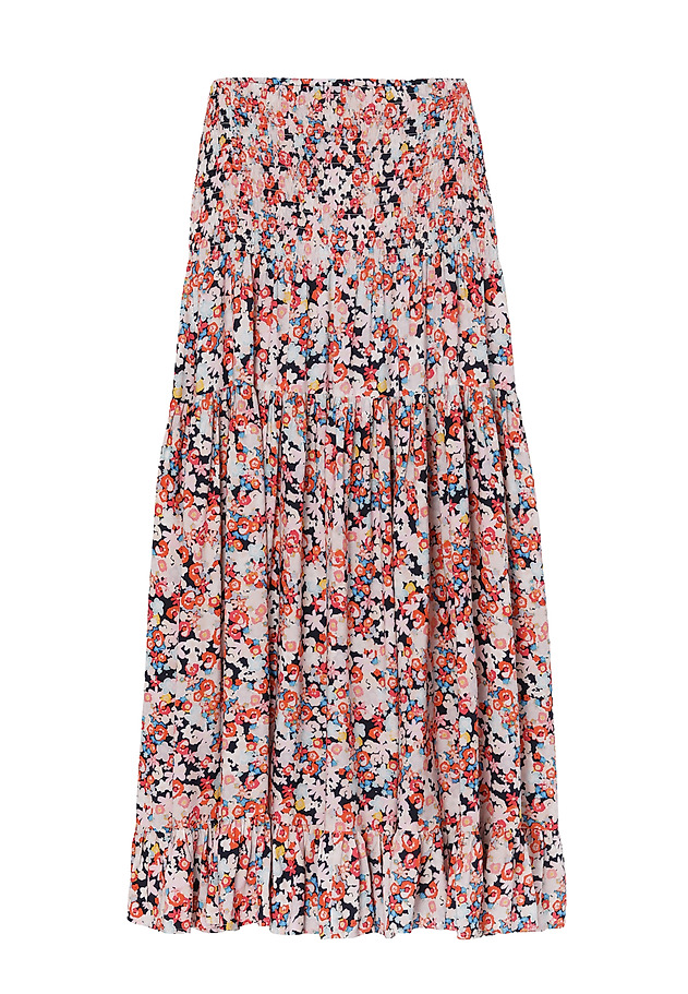 SPÓDNICA MAXI W KWIATOWY PRINT EFIA SPÓDNICA MAXI W KWIATOWY PRINT EFIA MULTIKOLOR 6