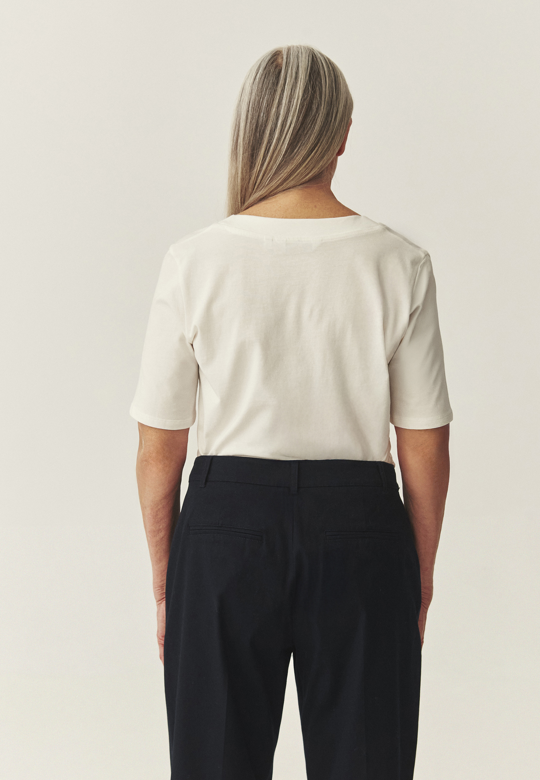 SWOBODNA BLUZKA Z BAWEŁNY - RABA BIAŁY 2