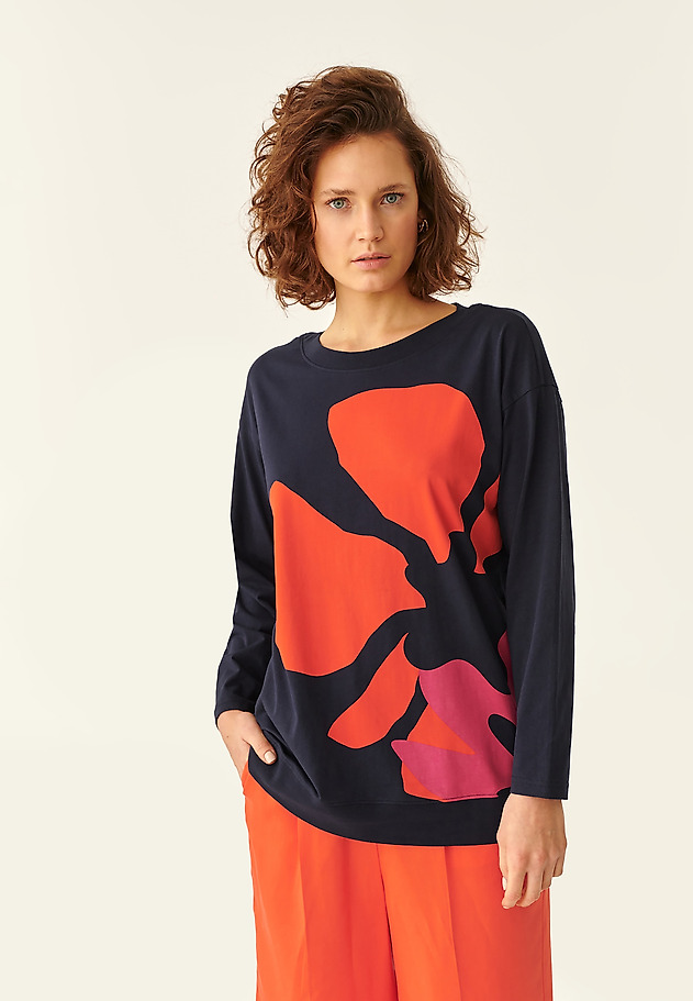 LADIES' BLOUSE GUERA LADIES' BLOUSE GUERA NAVY BLUE 1