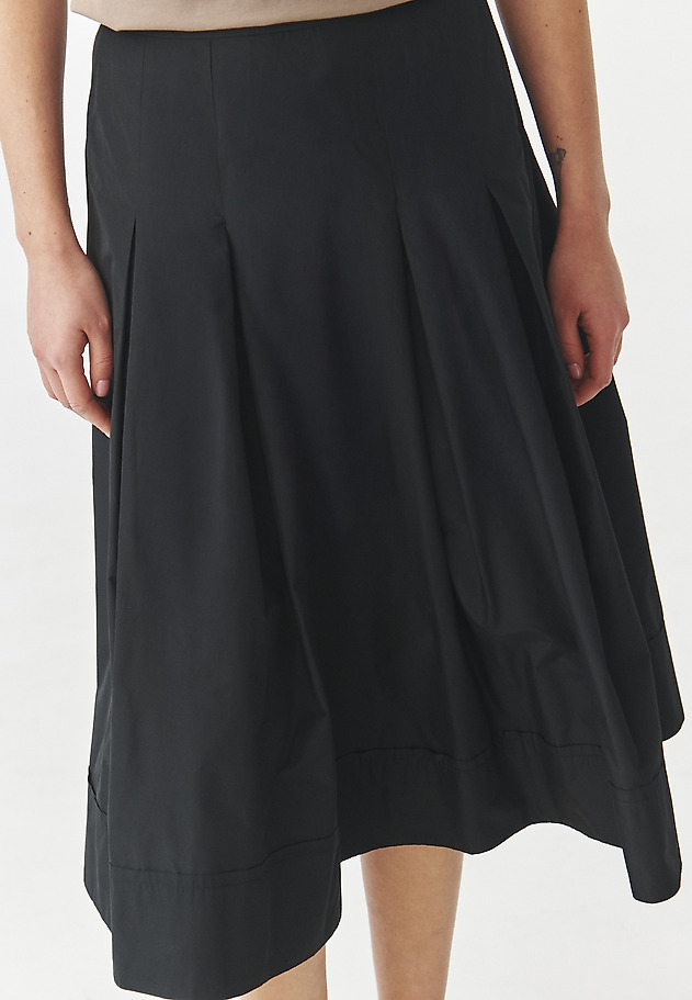 TAFFETA FLARED SKIRT — TAFTIKO TAFFETA FLARED SKIRT — TAFTIKO CZARNY 4
