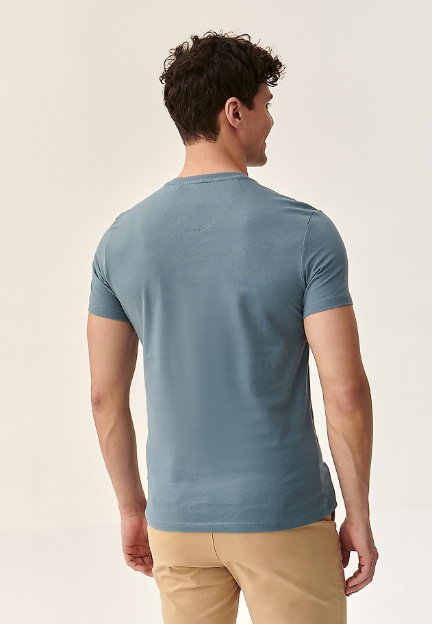 CLASSIC MEN'S T-SHIRT LUCK CLASSIC MEN'S T-SHIRT LUCK BLUE 3