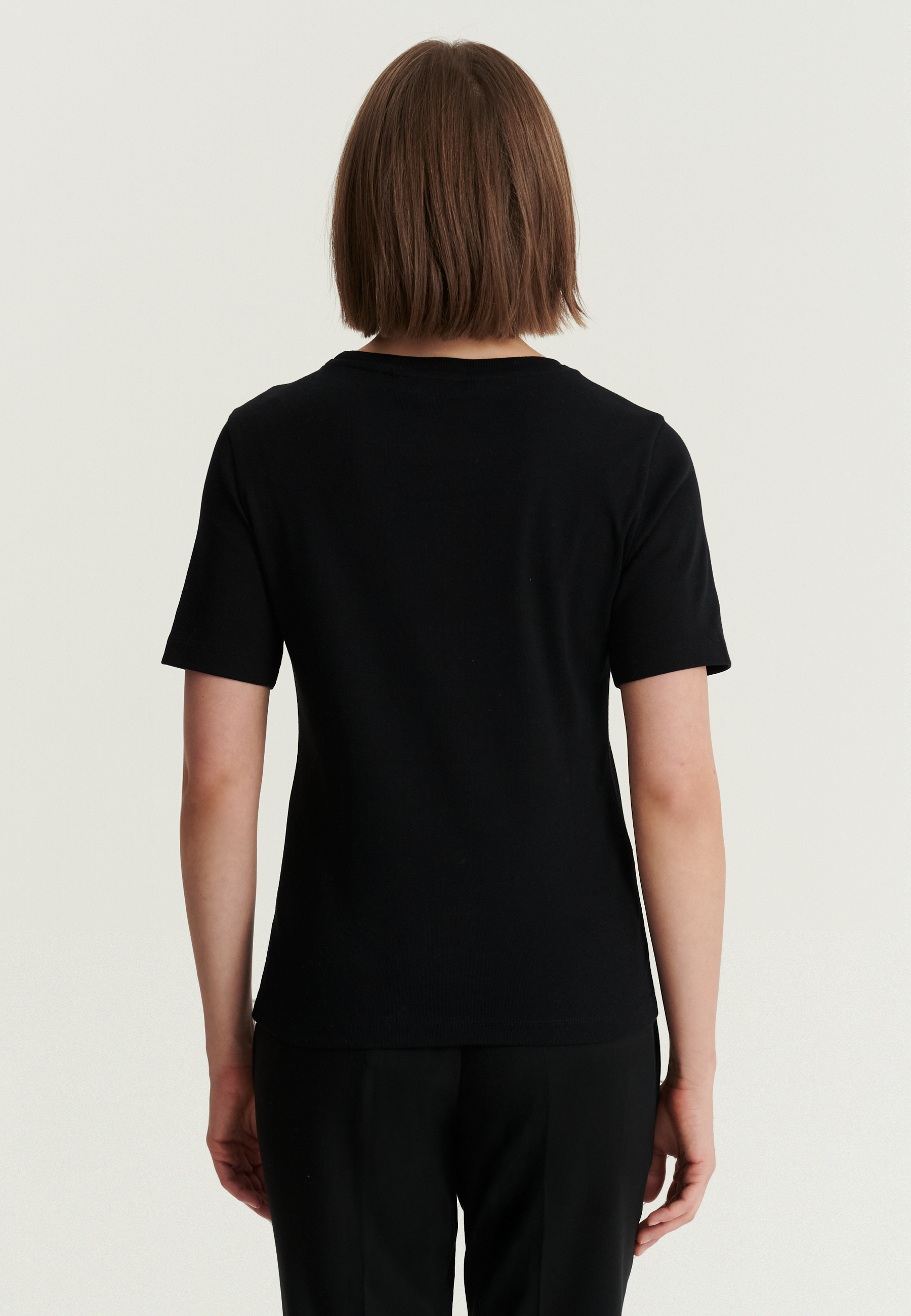 WOMEN'S COTTON T-SHIRT - KIRI BLACK 2