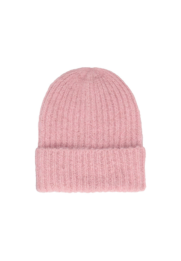 LADIES' KNITTED BEANIE NENA LADIES' KNITTED BEANIE NENA RÓŻOWY 2