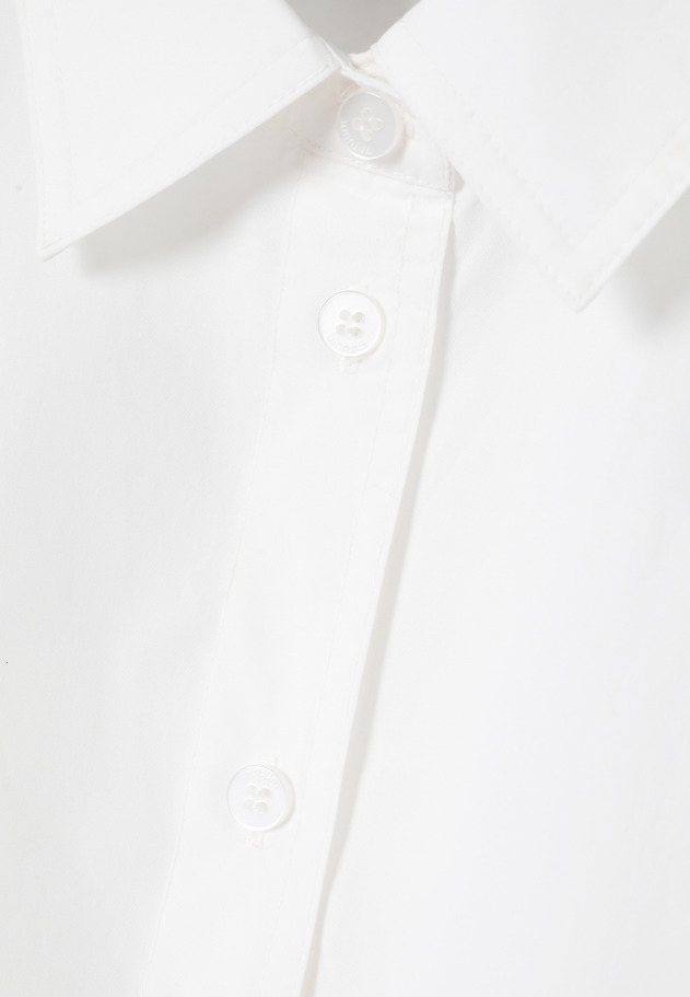 LOOSE-FITTING COTTON SHIRT - ZORIA LOOSE-FITTING COTTON SHIRT - ZORIA BIAŁY 6