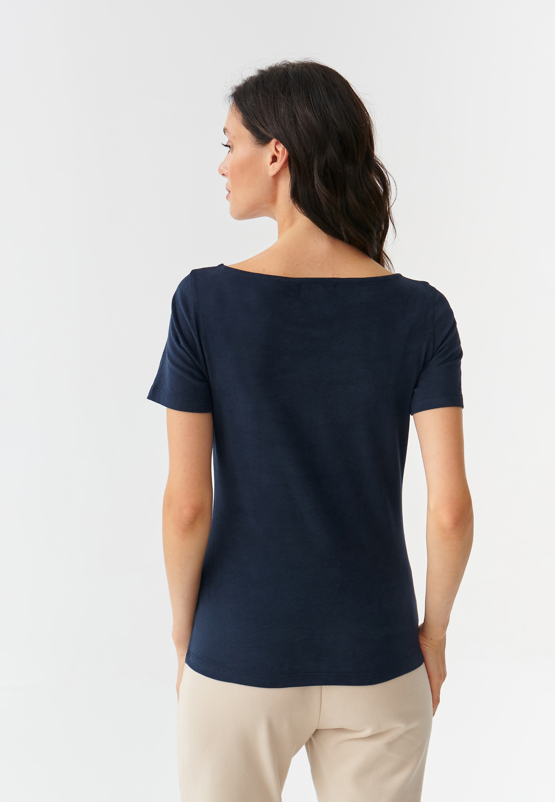 PRILEGNJENA ŽENSKA MAJICA Z TEDDIE MEDVEDKOM MIKAJANA 1 TEMNO MODRA 2