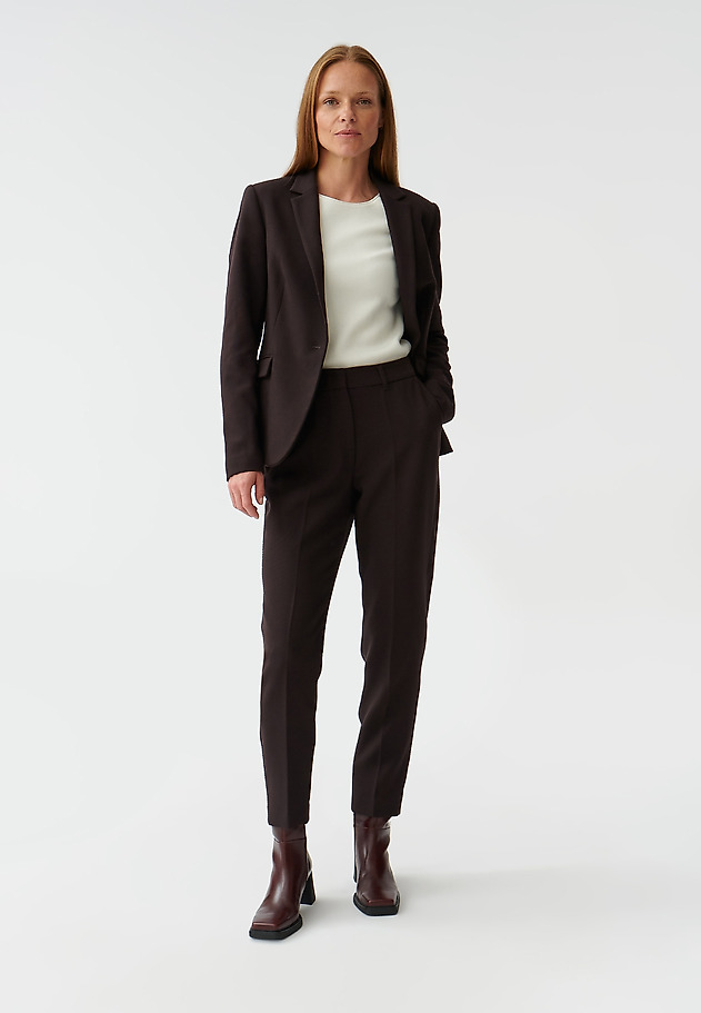 ELEGANT LADIES’ TROUSERS WTH EDGE AMEFI ELEGANT LADIES’ TROUSERS WTH EDGE AMEFI BROWN 1