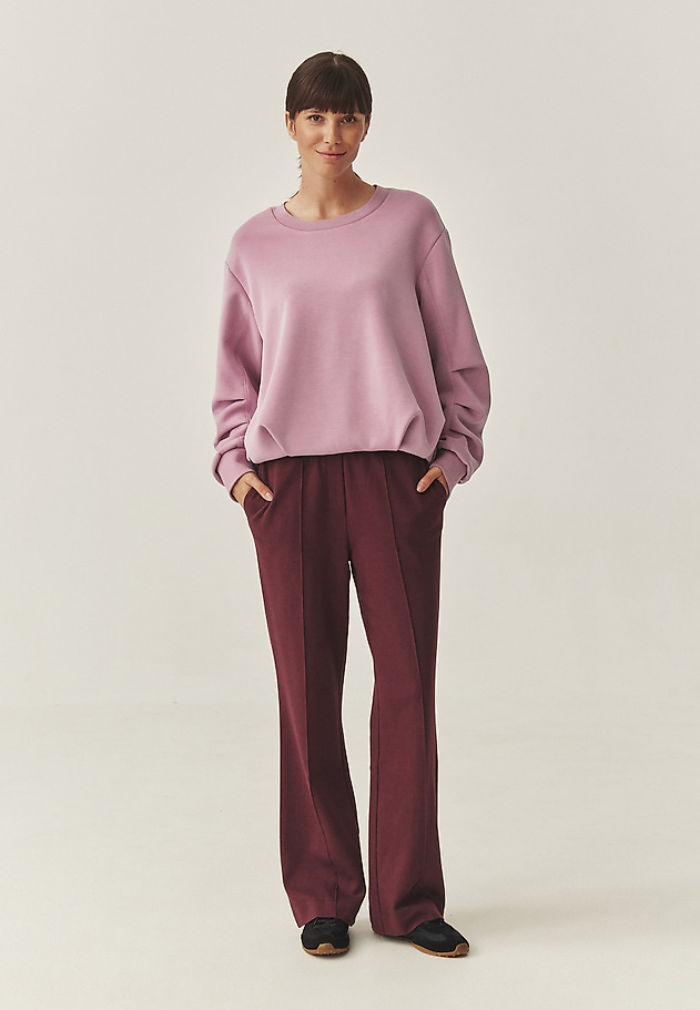 BLUZA BOMBKA Z MODALEM - BONKA 1 BLUZA BOMBKA Z MODALEM - BONKA 1 FIOLETOWY 2