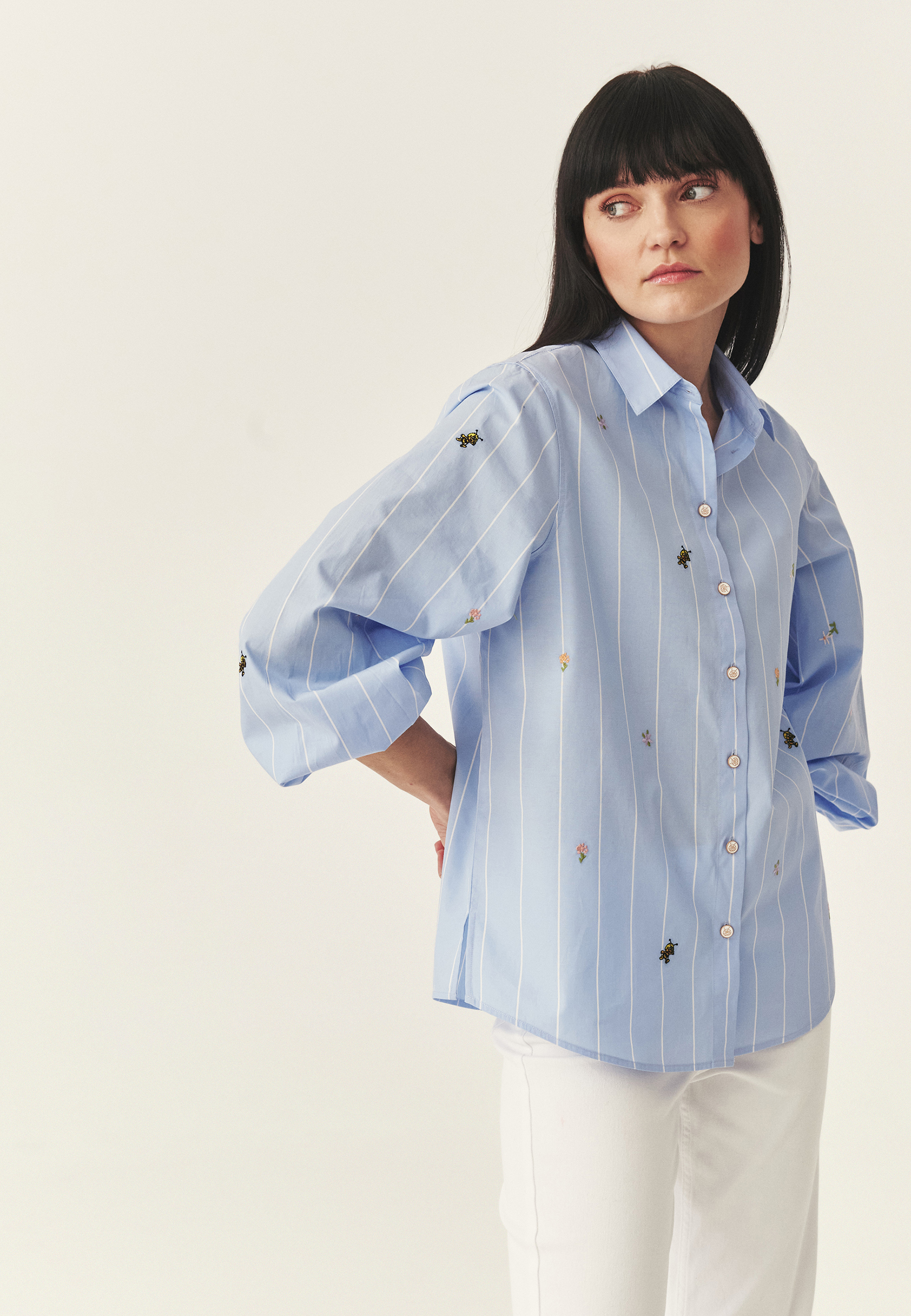 BAVLNĚNÁ PRUHOVANÁ KOŠILE – BEELOSS 1